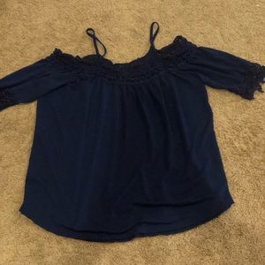 Navy blue blouse